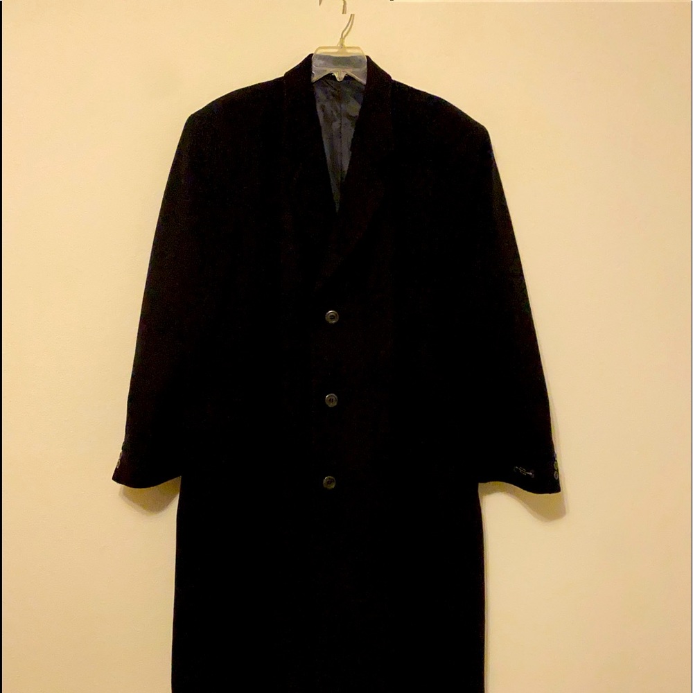 Silver Cloud Cashmere Trench Overcoat